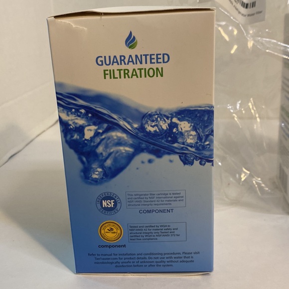 NEW Tier 1 replacement refrigerator filters #RWF1022 (set of 2) - Picture 2 of 5